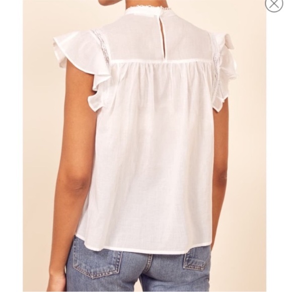 Reformation Dahlia Lace Top - Picture 2 of 7